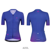 Jersey Ciclismo M/C Mujer GW Deer Azul